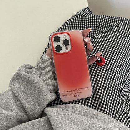 Chromahome Grapefruit Red Gradient iPhone Case - Chromahome  