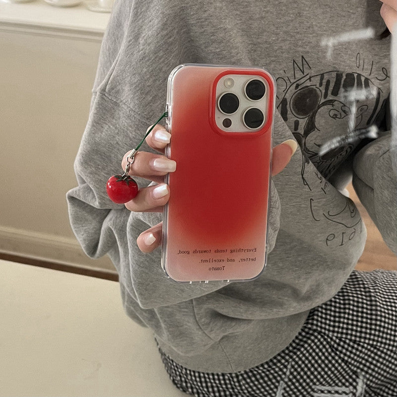 Chromahome Grapefruit Red Gradient iPhone Case - Chromahome  