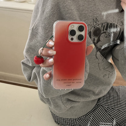 Chromahome Grapefruit Red Gradient iPhone Case - Chromahome  