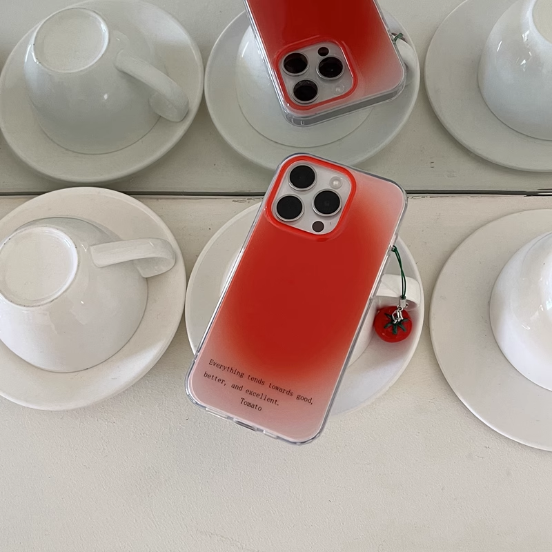 Chromahome Grapefruit Red Gradient iPhone Case - Chromahome  