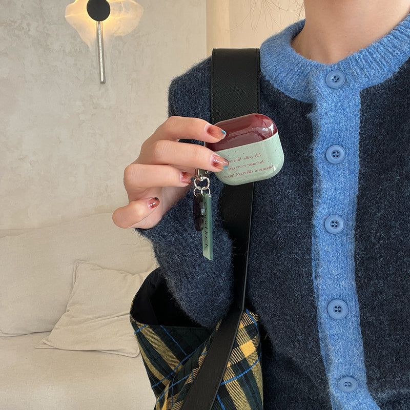 Chromahome Green Bottom Splash Ink AirPods Case - Chromahome  