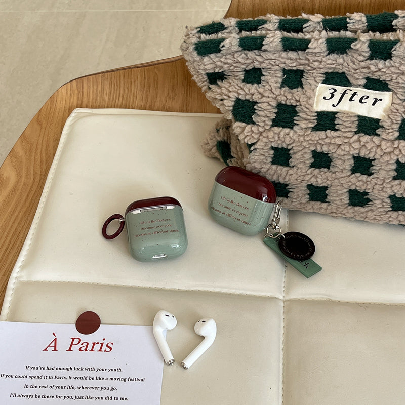 Chromahome Green Bottom Splash Ink AirPods Case - Chromahome  