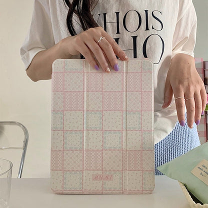 Chromahome Heart Grid Mirror iPad Case - Chromahome  