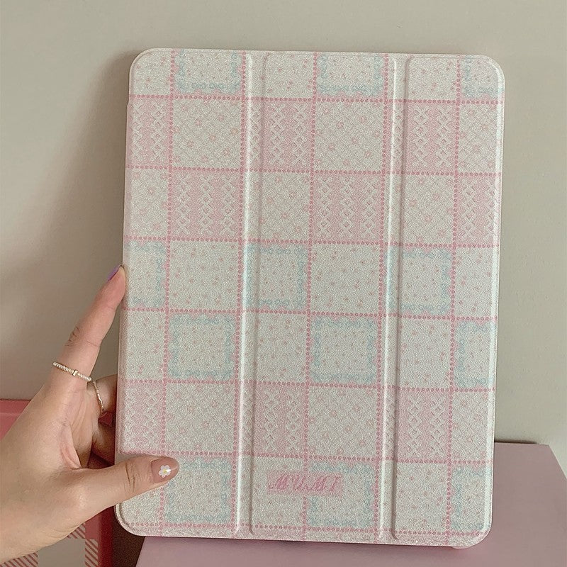 Chromahome Heart Grid Mirror iPad Case - Chromahome  