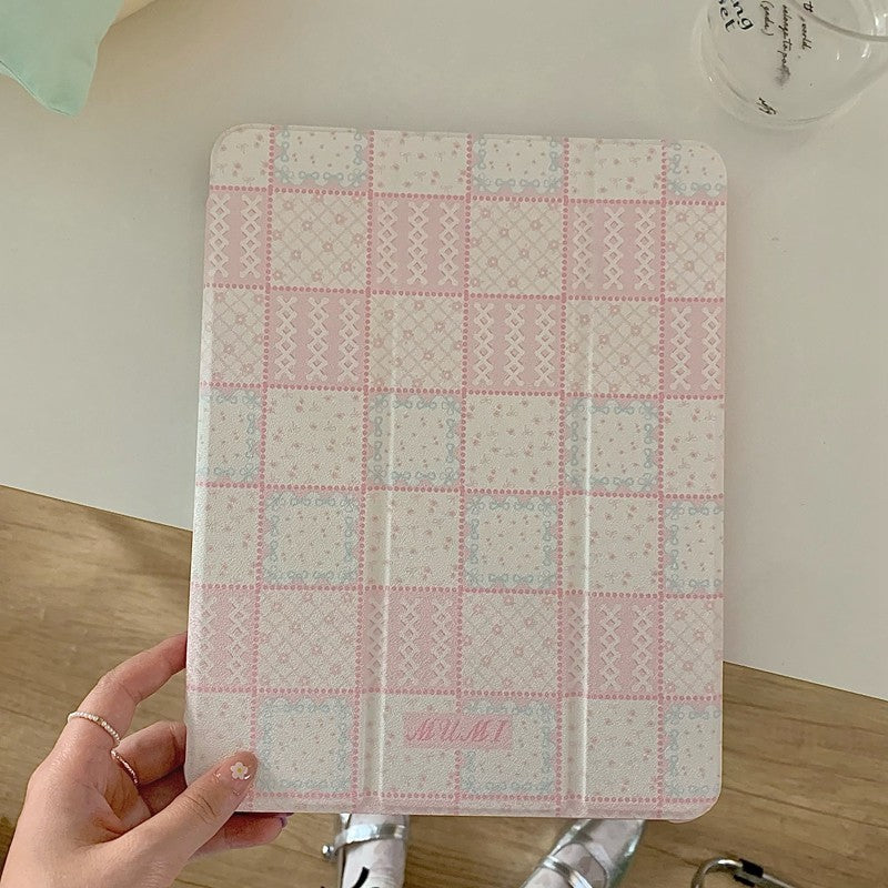 Chromahome Heart Grid Mirror iPad Case - Chromahome  