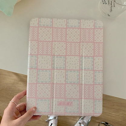 Chromahome Heart Grid Mirror iPad Case - Chromahome  