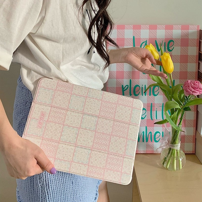 Chromahome Heart Grid Mirror iPad Case - Chromahome  