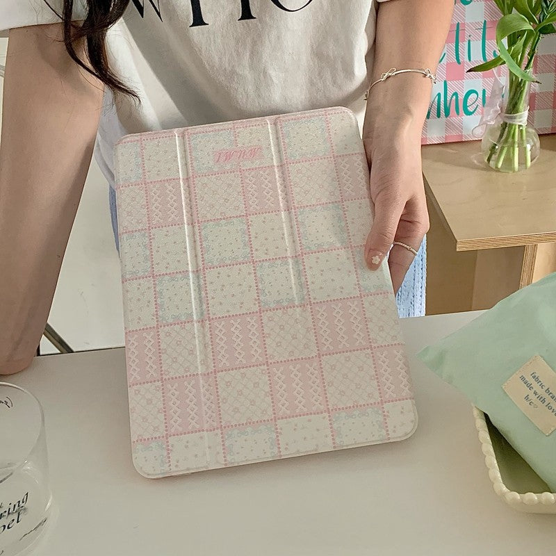 Chromahome Heart Grid Mirror iPad Case - Chromahome  