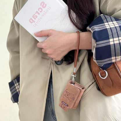 Chromahome Leather Retro Brown Dog AirPods Case - Chromahome  