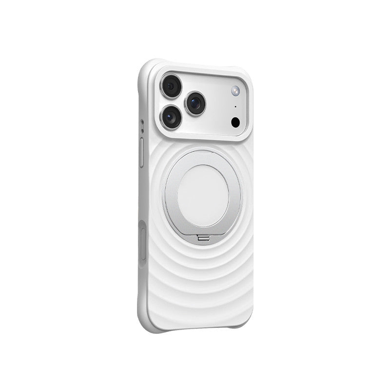 Chromahome Liquid Silicone Solid Color 360 Degree Rotating Stand iPhone Case - Chromahome