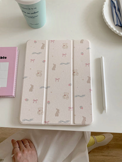 Chromahome Pink Floral Suitable iPad Protective Case - Chromahome  