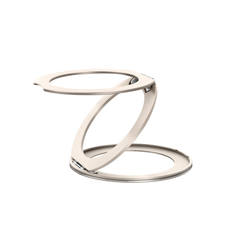 Chromahome Pivot Adhesive Dual Ring Stackable Finger Ring Holder Phone Stand - Chromahome