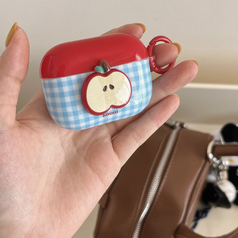 Chromahome Plaid Red Apple AirPods Case - Chromahome  