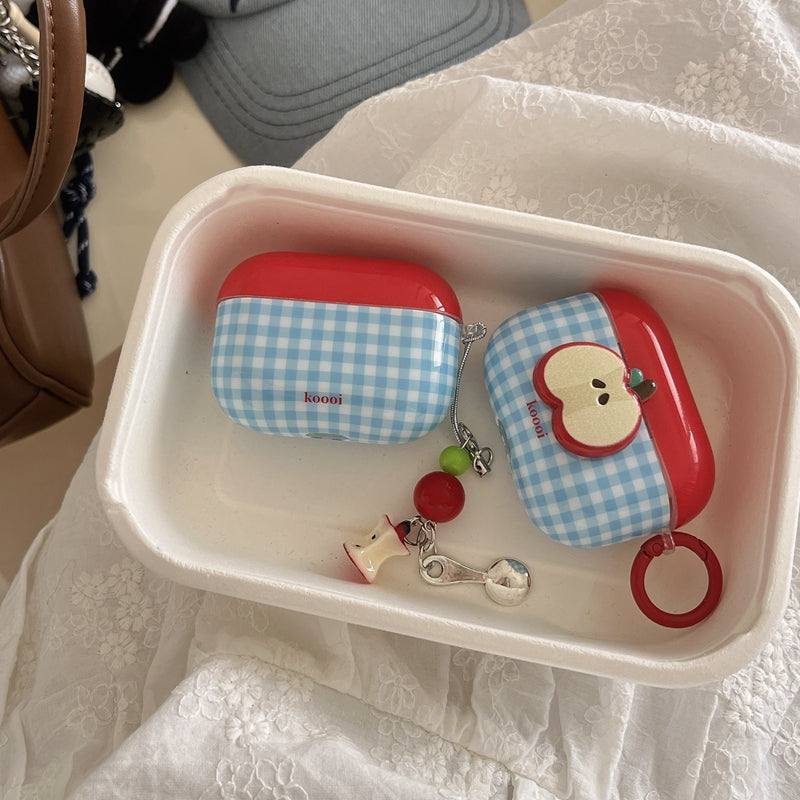 Chromahome Plaid Red Apple AirPods Case - Chromahome  