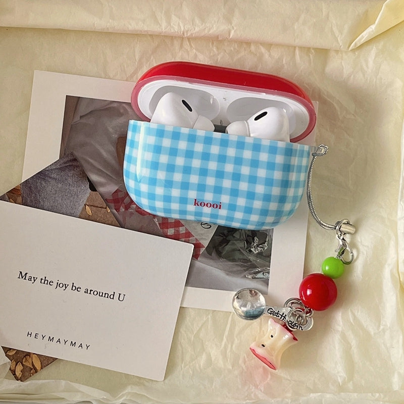 Chromahome Plaid Red Apple AirPods Case - Chromahome  