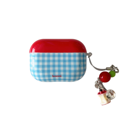 Chromahome Plaid Red Apple AirPods Case - Chromahome  