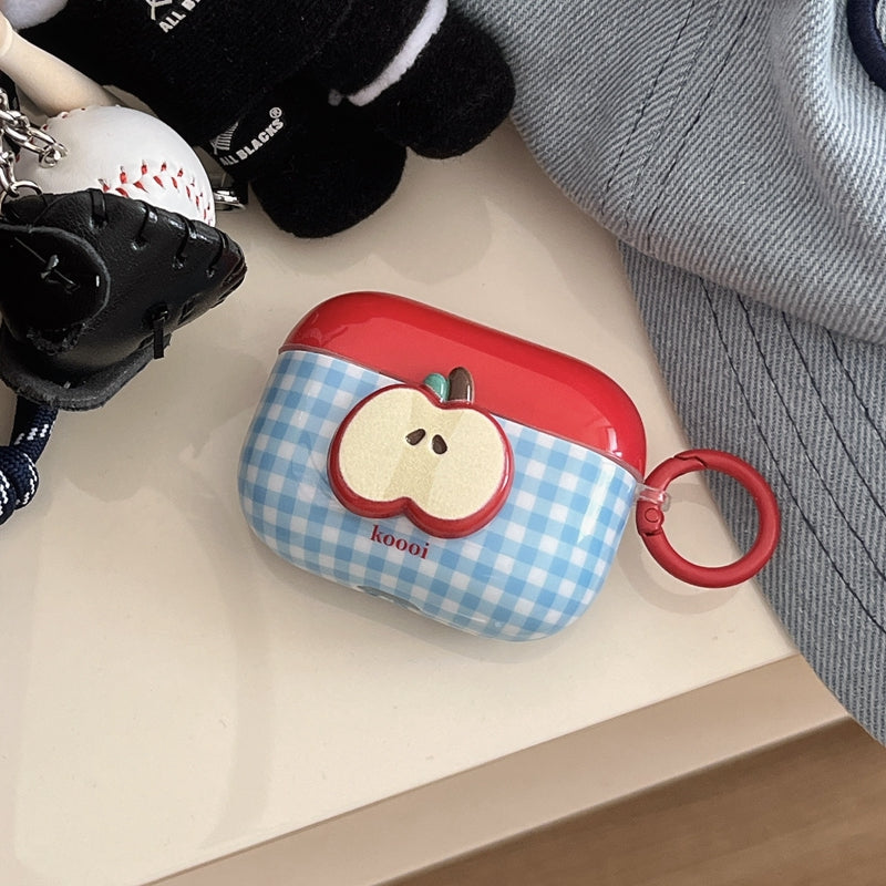 Chromahome Plaid Red Apple AirPods Case - Chromahome  