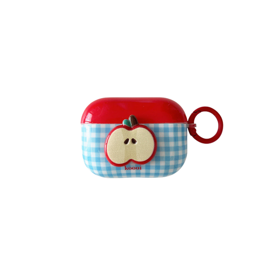 Chromahome Plaid Red Apple AirPods Case - Chromahome  