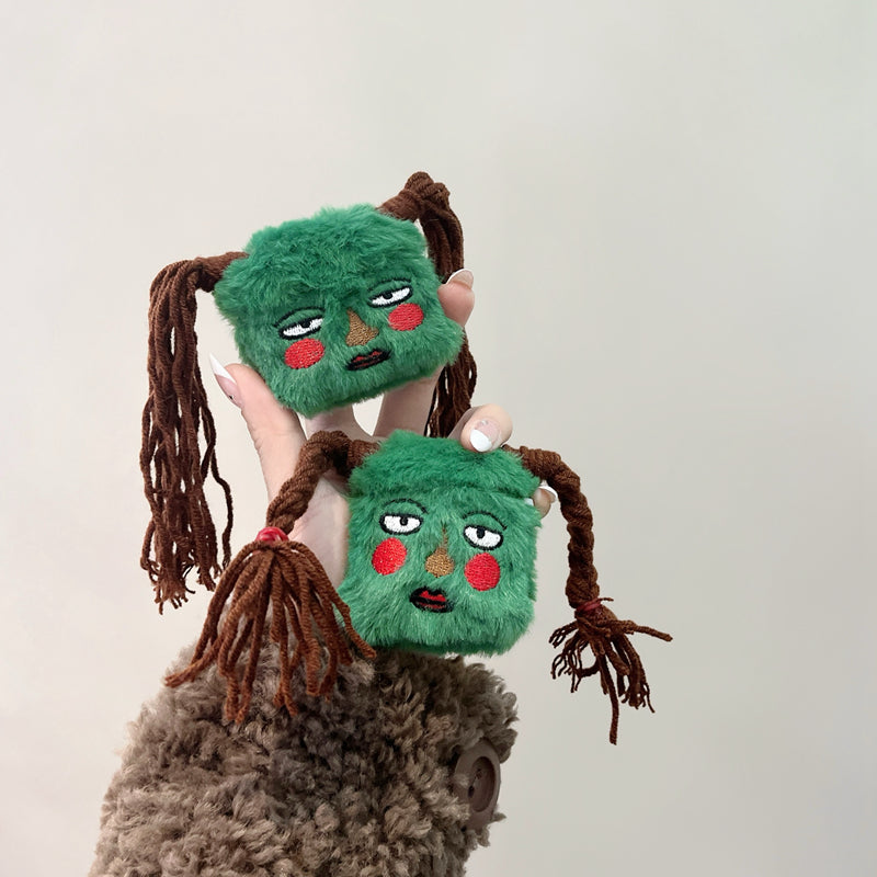 Chromahome Plush Funny Braid AirPods Case - Chromahome  