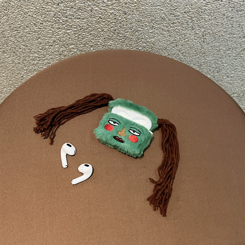 Chromahome Plush Funny Braid AirPods Case - Chromahome  