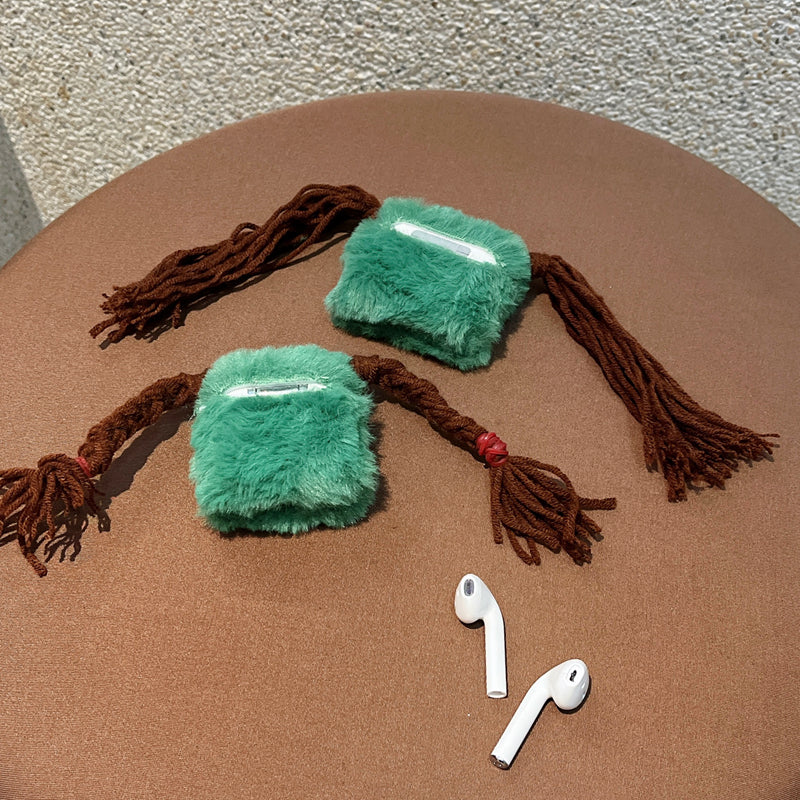 Chromahome Plush Funny Braid AirPods Case - Chromahome  