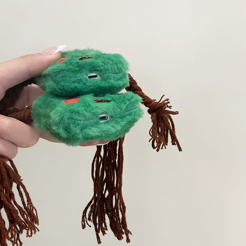 Chromahome Plush Funny Braid AirPods Case - Chromahome  
