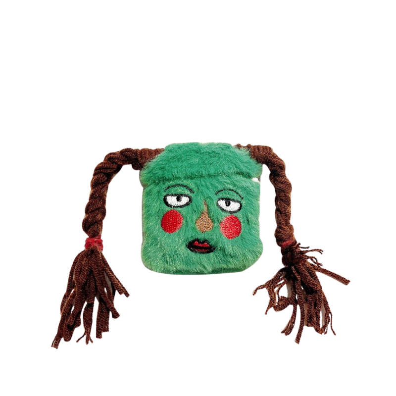 Chromahome Plush Funny Braid AirPods Case - Chromahome  