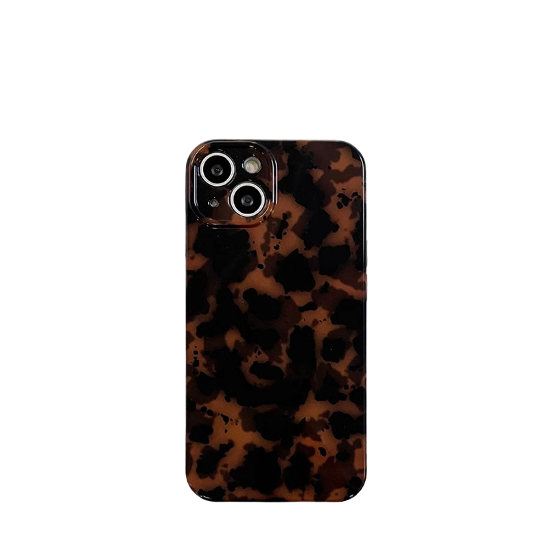 Chromahome Premium Vintage Amber Leopard Apple Phone Case - Chromahome  