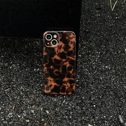 Chromahome Premium Vintage Amber Leopard Apple Phone Case - Chromahome  