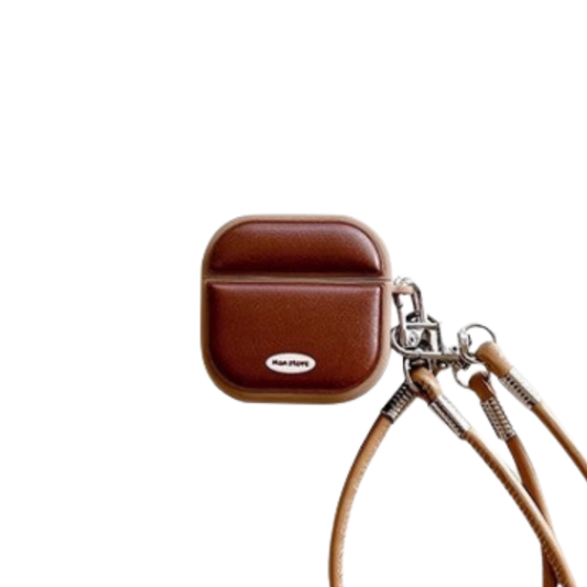 Chromahome Retro Solid Color Leather AirPods Case - Chromahome  