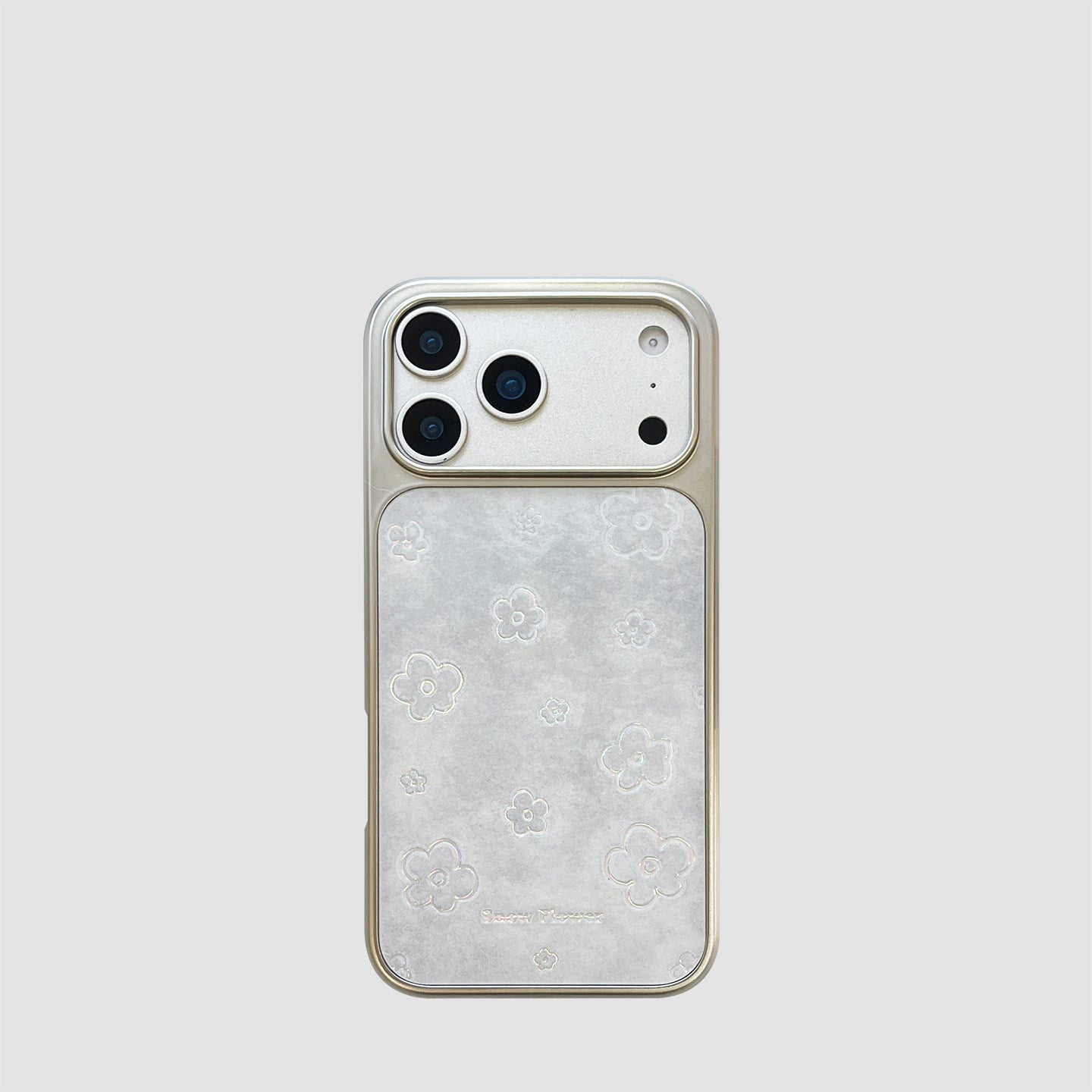 Chromahome Silver Flower iPhone Case - Chromahome  