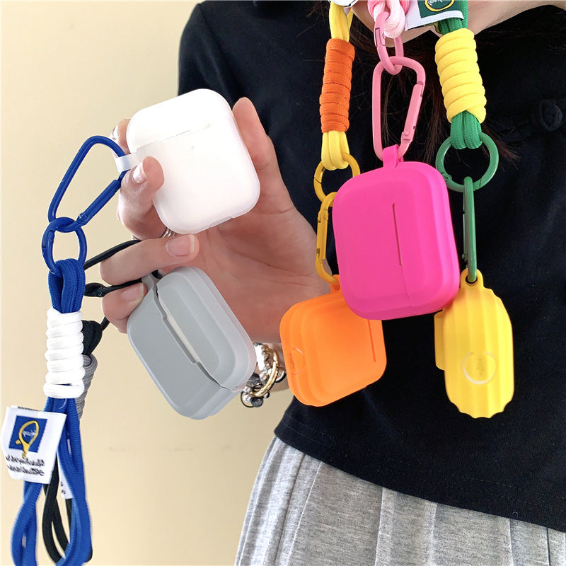 Chromahome Simple Solid Color Dopamine Woven Apple AirPods Case - Chromahome  