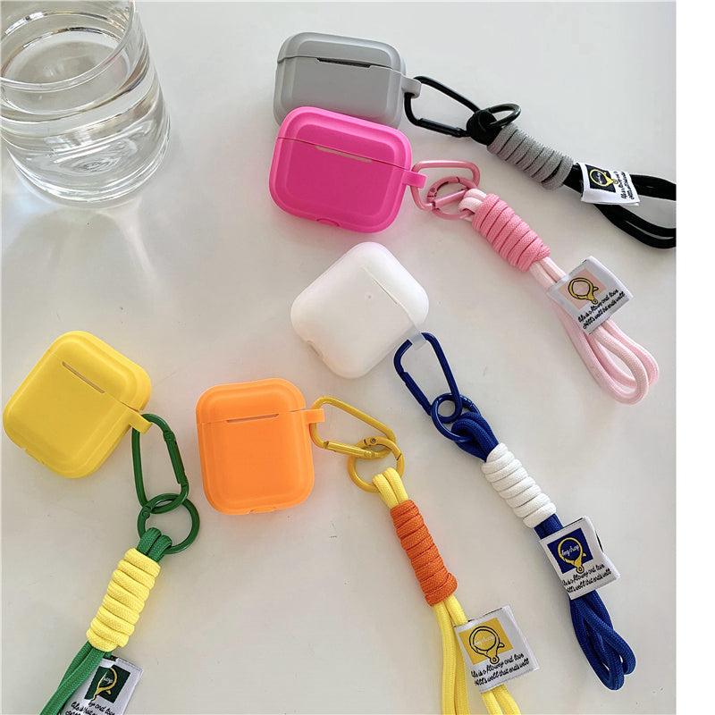 Chromahome Simple Solid Color Dopamine Woven Apple AirPods Case - Chromahome  