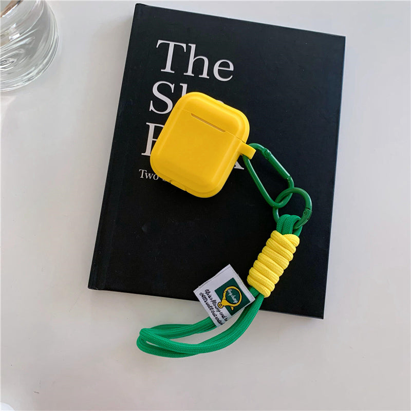 Chromahome Simple Solid Color Dopamine Woven Apple AirPods Case - Chromahome  