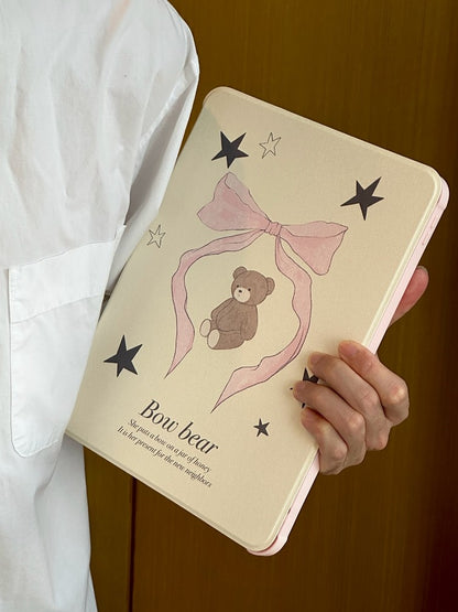 Chromahome Star Bowknot Bear iPad Case - Chromahome  