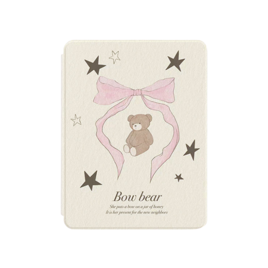 Chromahome Star Bowknot Bear iPad Case - Chromahome  