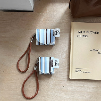 Chromahome Striped Coffee AirPods Case - Chromahome  