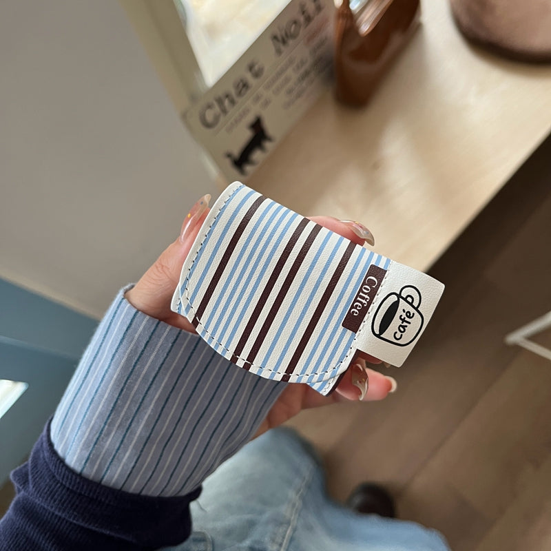Chromahome Striped Coffee AirPods Case - Chromahome  