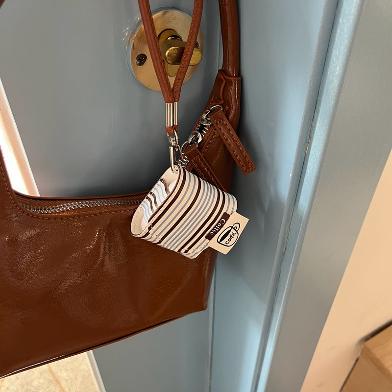 Chromahome Striped Coffee AirPods Case - Chromahome  