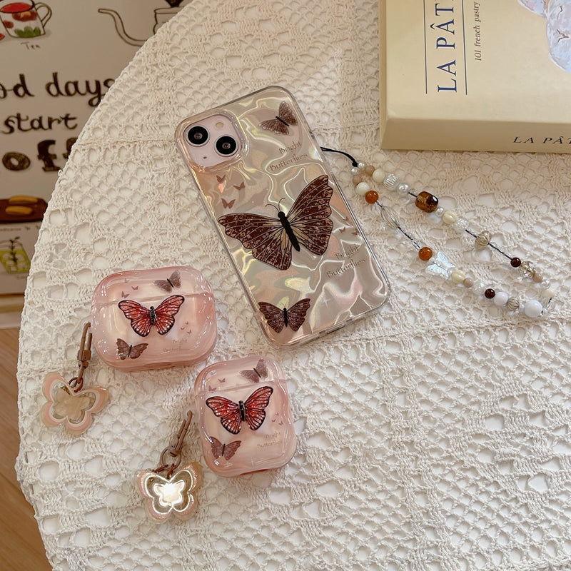 Chromahome Three-dimensional Brown Butterfly AirPods Case - Chromahome  