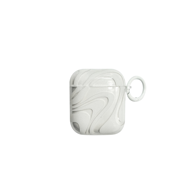 Chromahome White Curve AirPods Case - Chromahome
