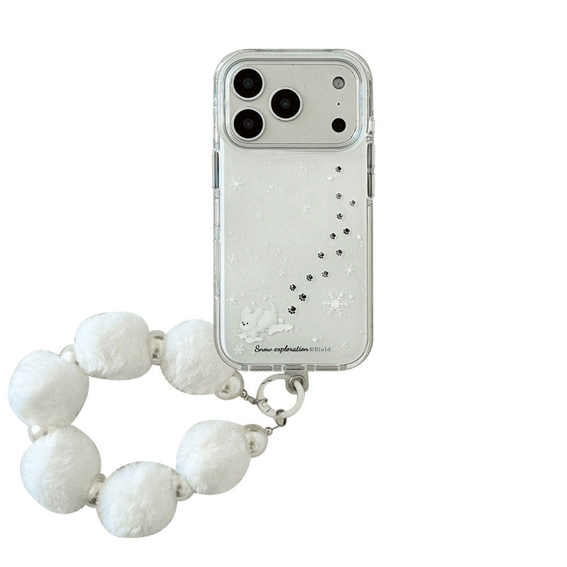 Chromahome Winter Snowflake Black Cat iPhone Case - Chromahome  