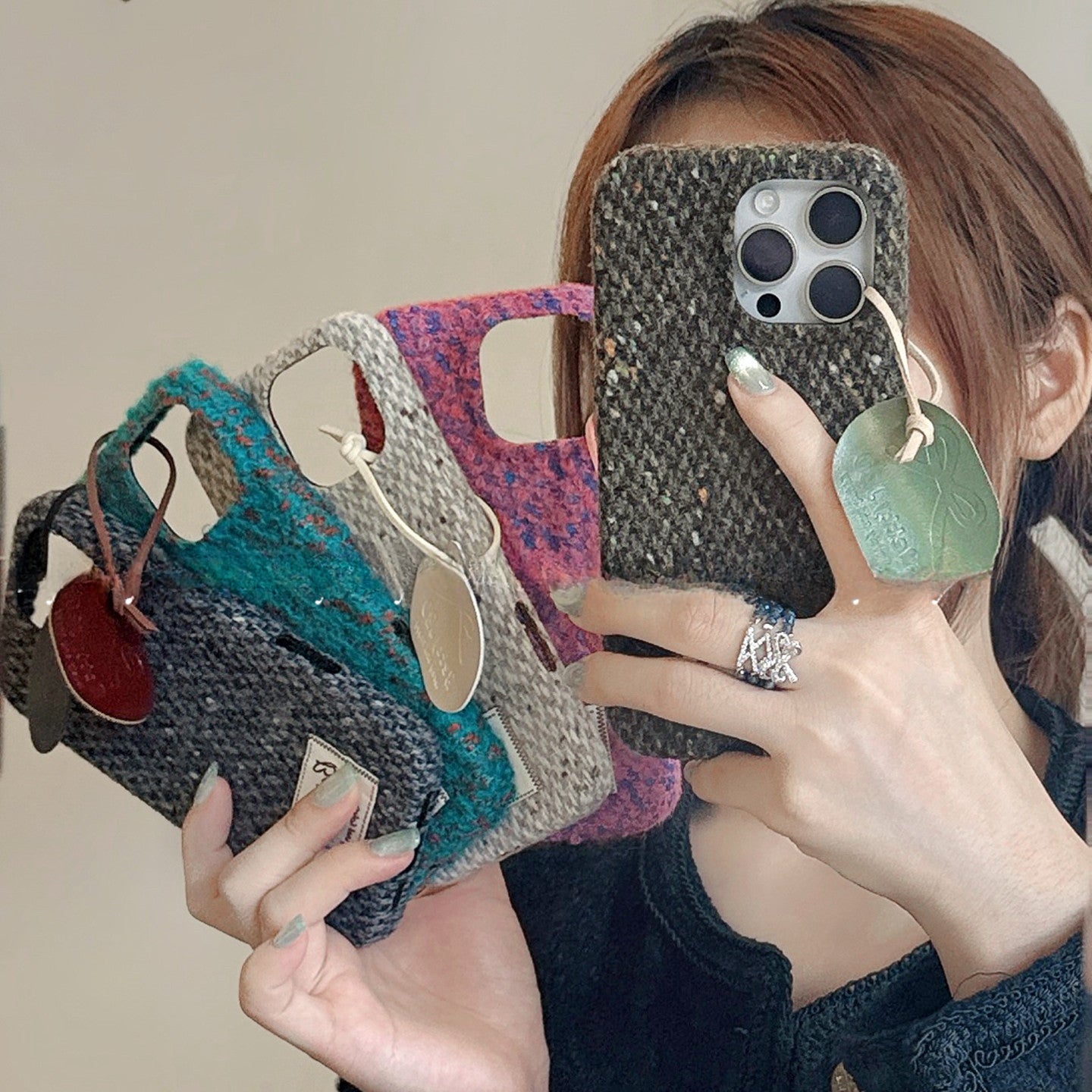 Chromahome Woven Plush Fabric Label iPhone Case - Chromahome  