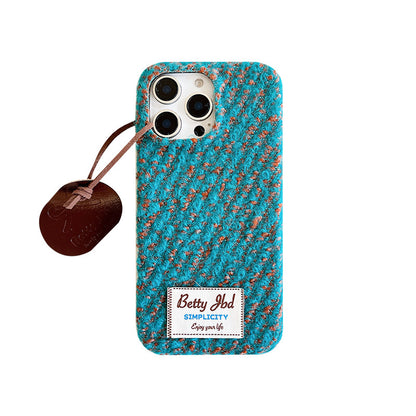 Chromahome Woven Plush Fabric Label iPhone Case - Chromahome  