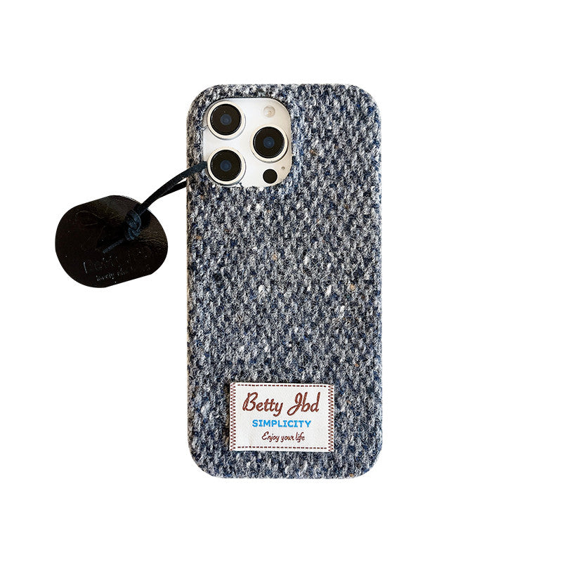 Chromahome Woven Plush Fabric Label iPhone Case - Chromahome  