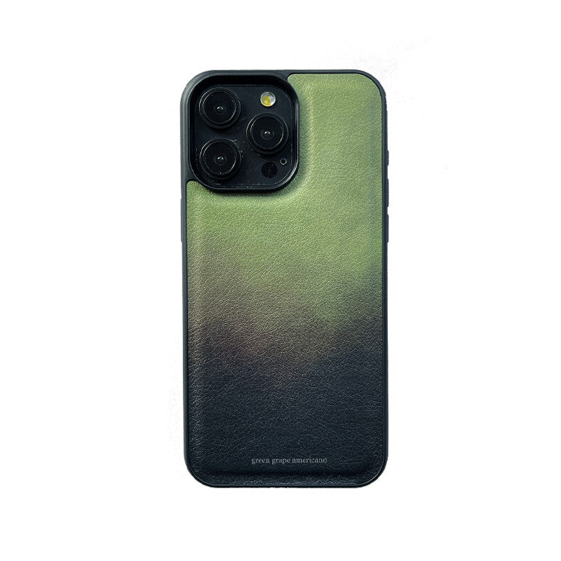 Chromahome plum green gradient iPhone case - Chromahome