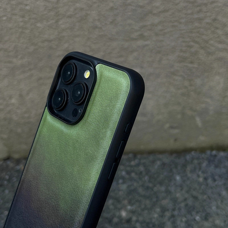 Chromahome plum green gradient iPhone case - Chromahome  