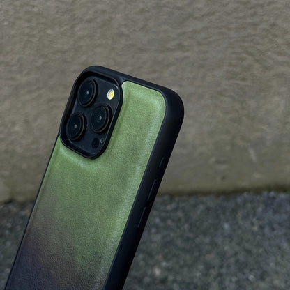 Chromahome plum green gradient iPhone case - Chromahome  