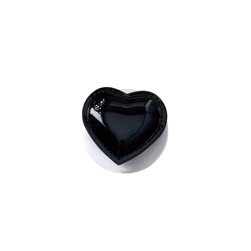 Chromahome Heart Shape Flip Cover Mirror Makeup MagSafe Adhesive Ring Holder