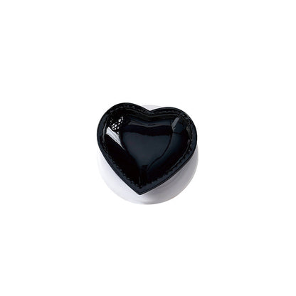 Chromahome Heart Shape Flip Cover Mirror Makeup MagSafe Adhesive Ring Holder